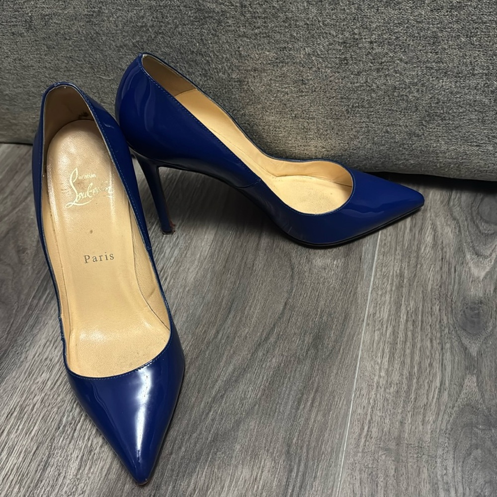 Christian Louboutin Blue Heels
